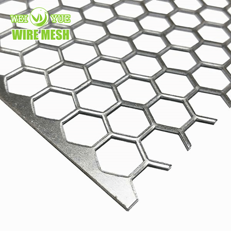 Paneles decorativos de chapa de malla metálica perforada de acero inoxidable/galvanizado/aluminio
